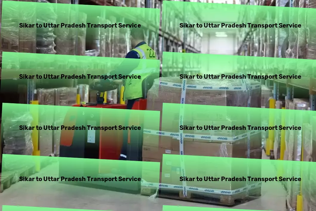 Sikar to Uttar Pradesh Transport Efficient cargo forwarding services