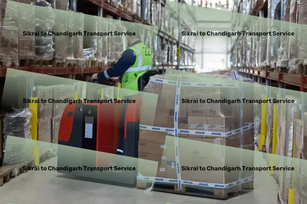 Sikrai to Chandigarh Transport Logistics for parcel freight