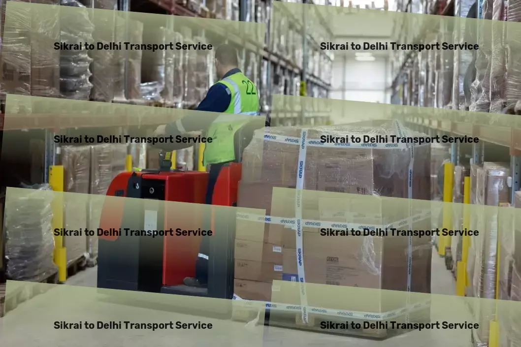 Sikrai to Delhi Transport Express goods shipment solutions