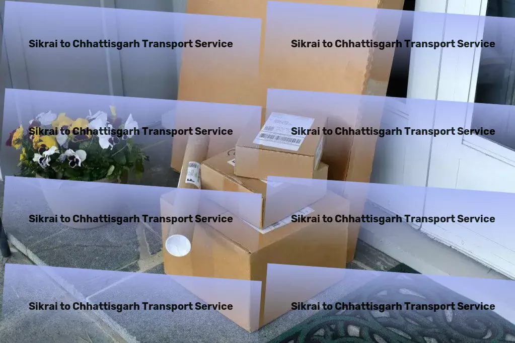 Sikrai to Chhattisgarh Transport The cornerstone of reliable shipping solutions within India. - High-capacity transport solutions