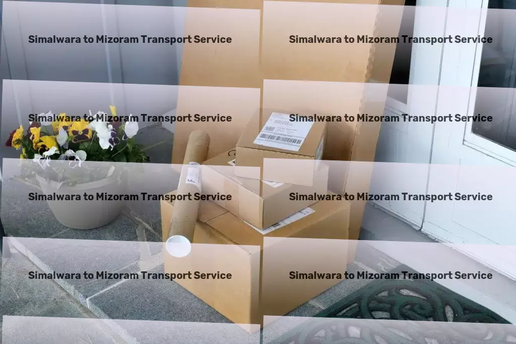 Simalwara to Mizoram Transport Express Delivery Services