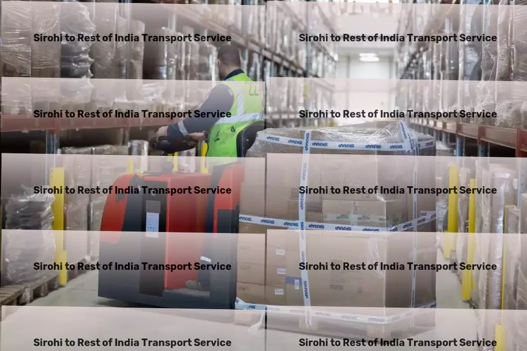 Sirohi to Rest Of India Transport Navigate India's roads with ease and efficiency. - Commercial goods forwarding