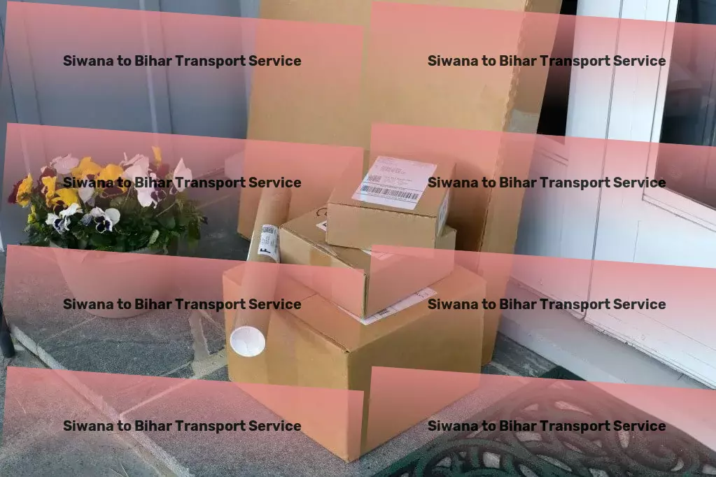 Siwana to Bihar Transport High-volume transport logistics