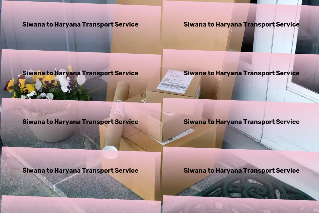 Siwana to Haryana Transport High-volume transport logistics