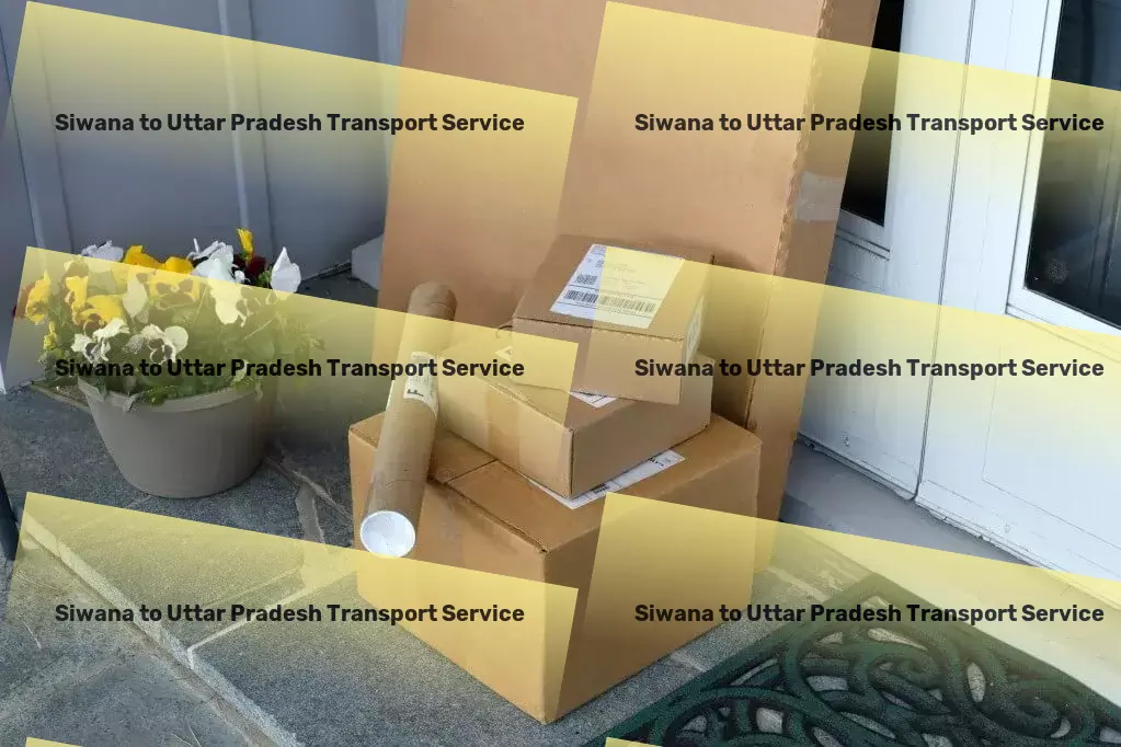 Siwana to Uttar Pradesh Transport Seamless, reliable transport services for India's dynamic market! - Wide load transport