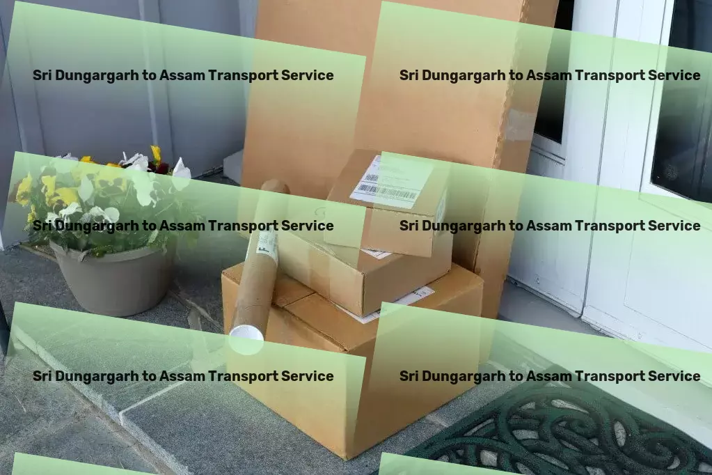 Sri Dungargarh to Assam Transport From small parcels to heavy freight - mastered logistics for India! - High-volume packers and movers