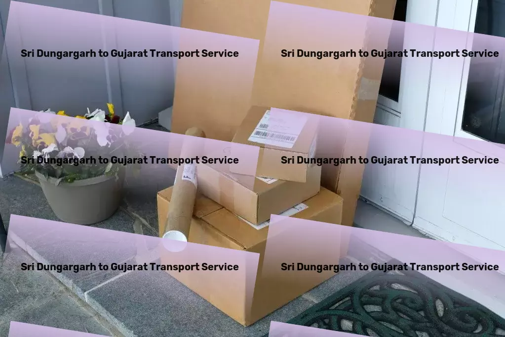 Sri Dungargarh to Gujarat Transport Trailblazing new paths in Indian transportation services! - Nationwide logistics management