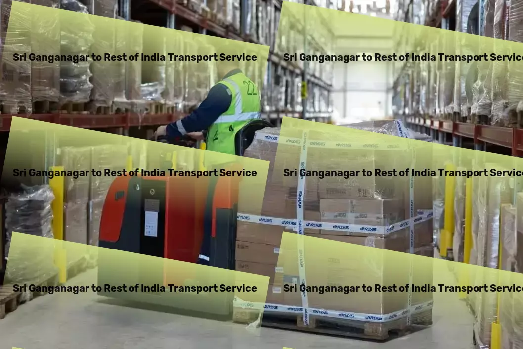 Sri Ganganagar to Rest Of India Transport Package distribution networks