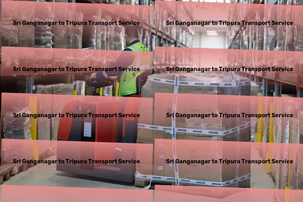 Sri Ganganagar to Tripura Transport Customized logistics solutions