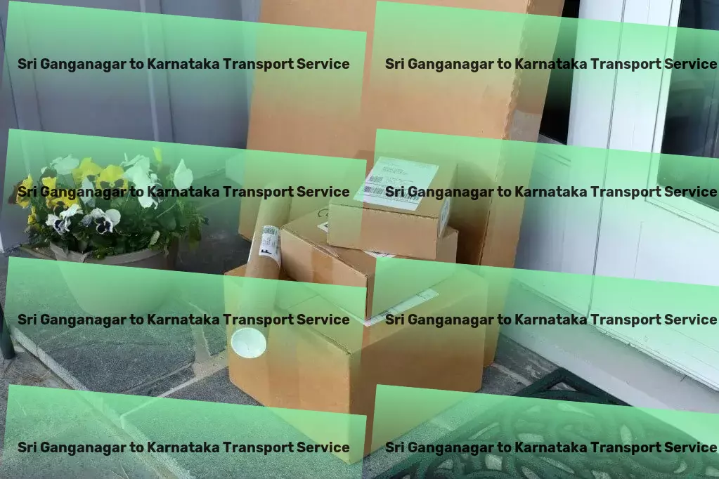 Sri Ganganagar to Karnataka Transport Oversize load transportation