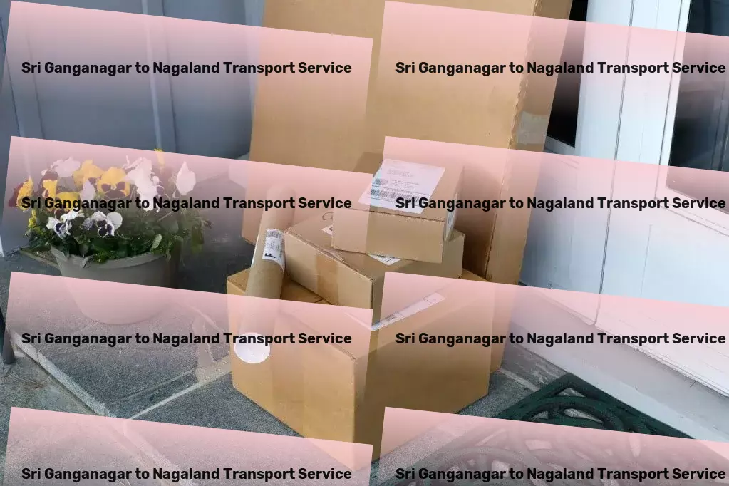 Sri Ganganagar to Nagaland Transport Ensuring smooth sailing for your shipments across India. - Bulk shipping logistics