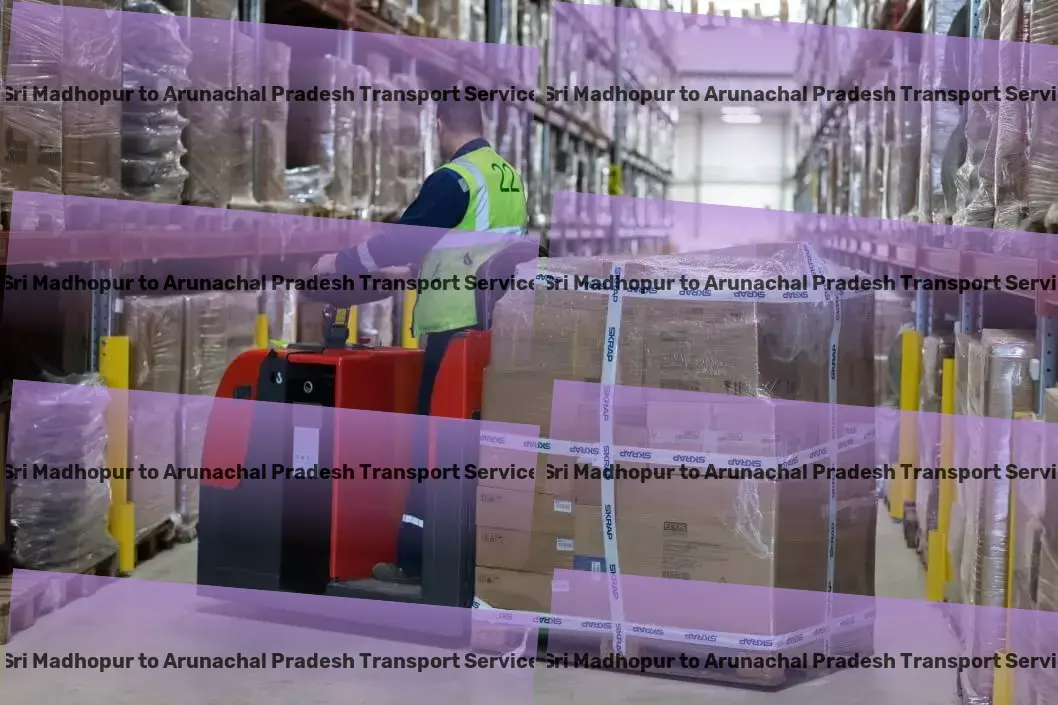 Sri Madhopur to Arunachal Pradesh Transport Heavy load freight solutions