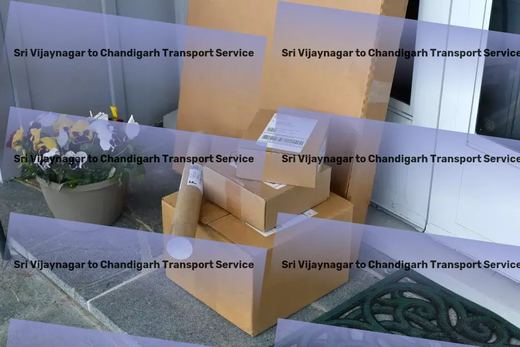 Sri Vijaynagar to Chandigarh Transport The ultimate choice for transporting goods in India's landscape! - Urban cargo logistics