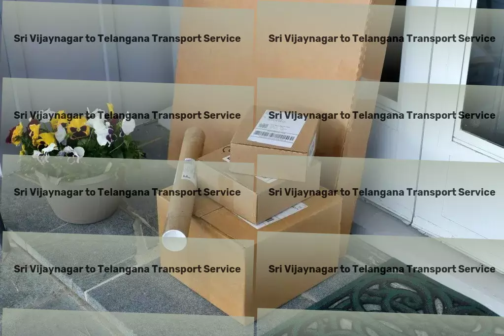 Sri Vijaynagar to Telangana Transport Customized goods shipment services