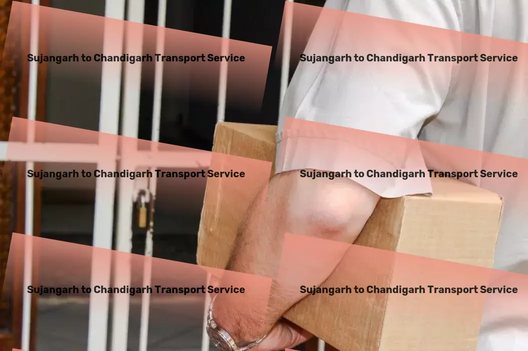 Sujangarh to Chandigarh Transport Advanced solutions for the modern Indian transport challenges. - Quick courier dispatch