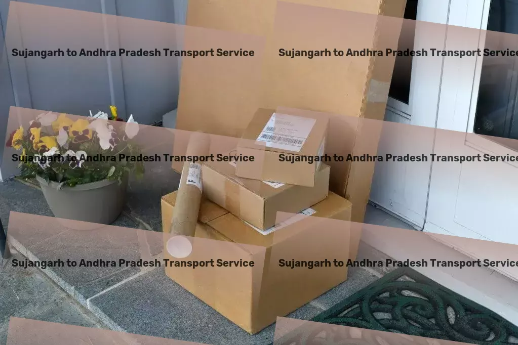 Sujangarh to Andhra Pradesh Transport Nationwide freight dispatch