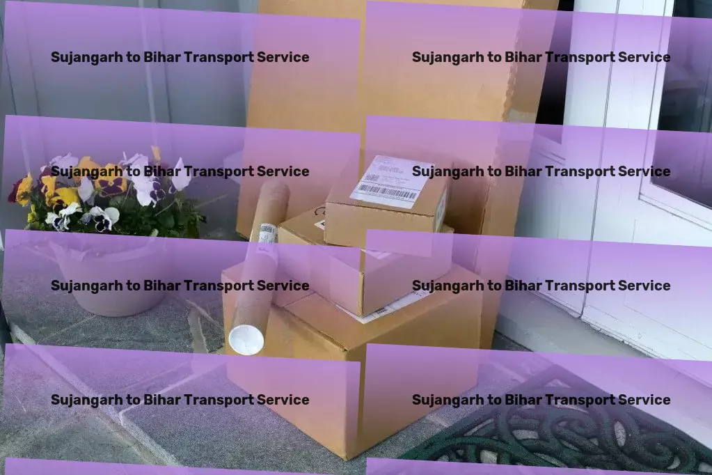 Sujangarh to Bihar Transport Regional package forwarding