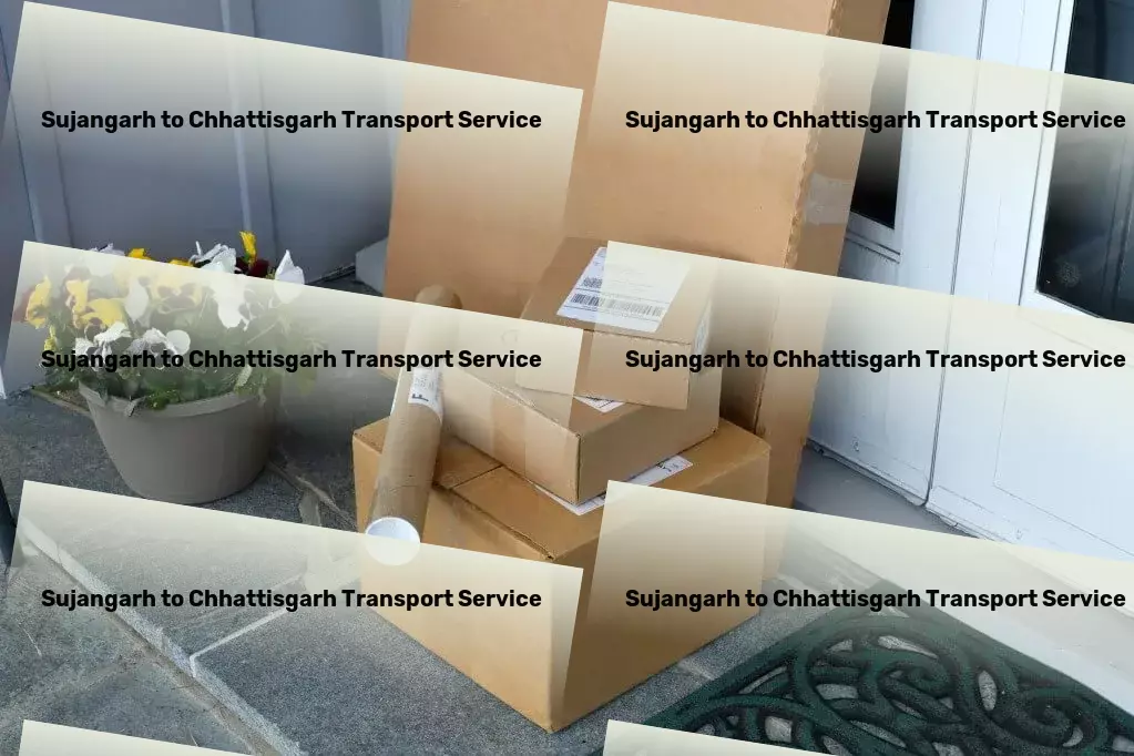 Sujangarh to Chhattisgarh Transport Your essential guide to navigating Indian logistics. - Part Load Transport