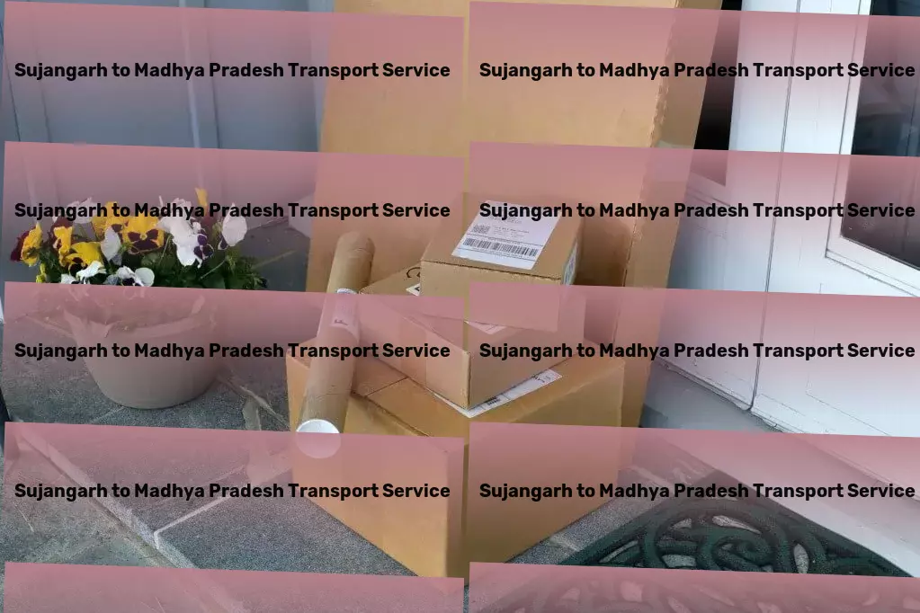 Sujangarh to Madhya Pradesh Transport Expand your reach with our comprehensive transport network in India! - Specialized freight handling