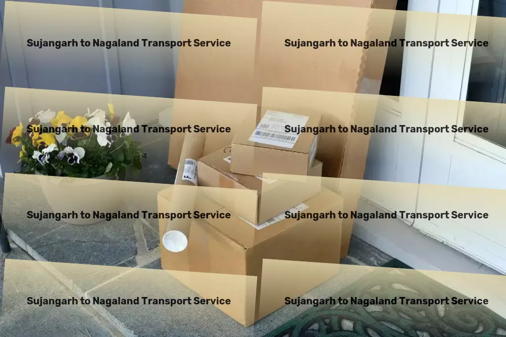 Sujangarh to Nagaland Transport High-volume transport logistics