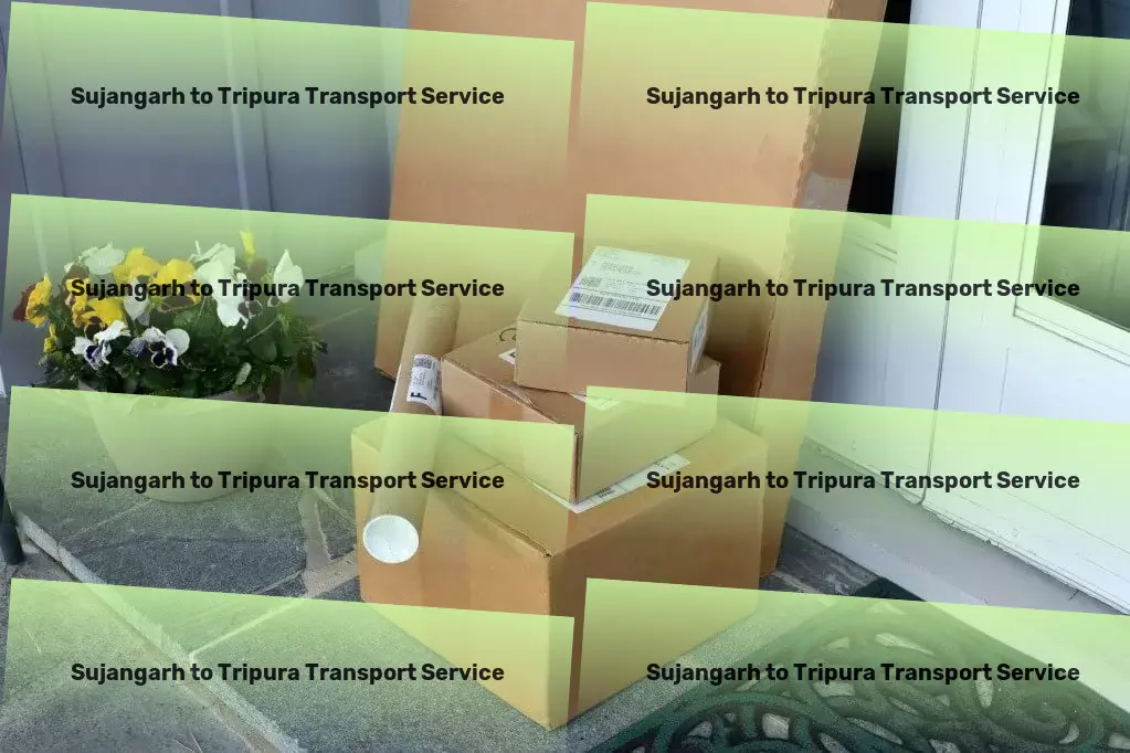 Sujangarh to Tripura Transport Integrated freight services