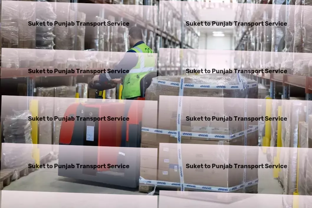 Suket to Punjab Transport Navigate India's logistical challenges with our expert help! - Comprehensive package forwarding