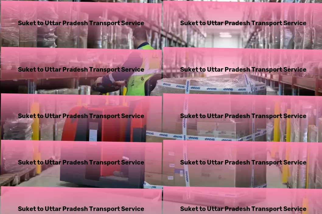 Suket to Uttar Pradesh Transport Immediate goods transport