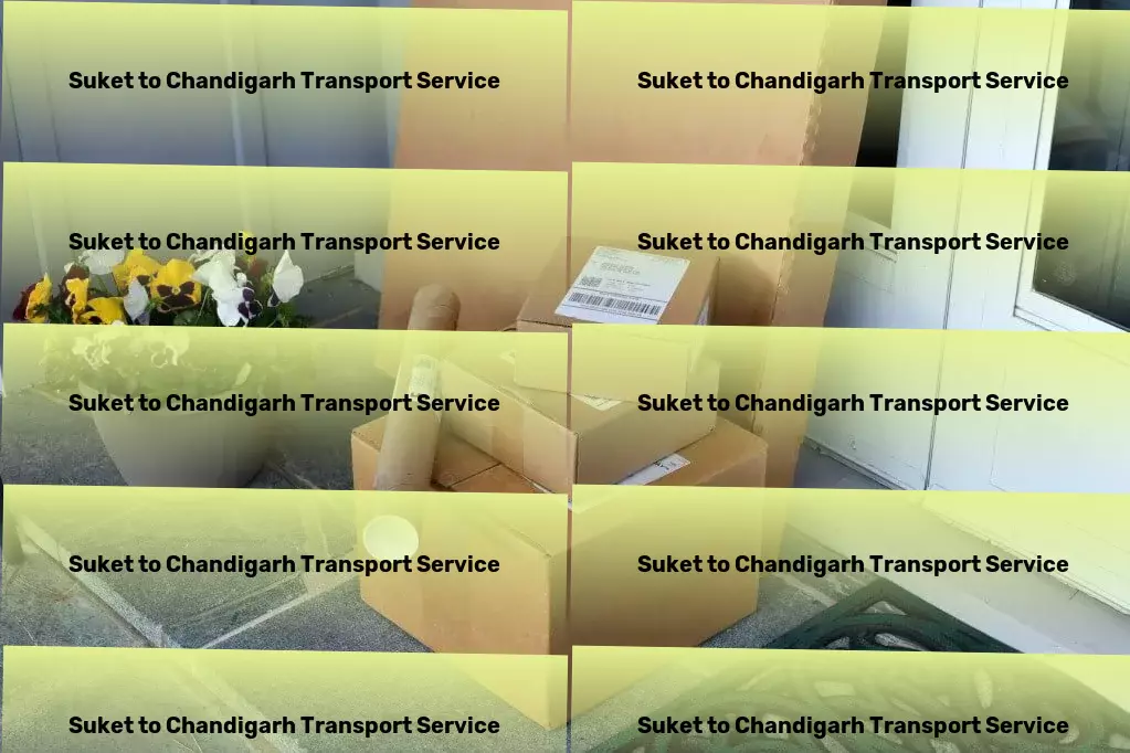 Suket to Chandigarh Transport Interstate logistics