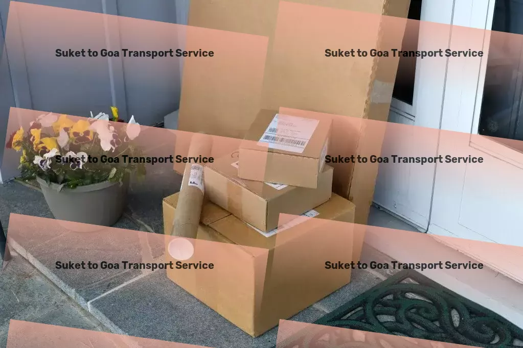 Suket to Goa Transport Advanced parcel dispatch