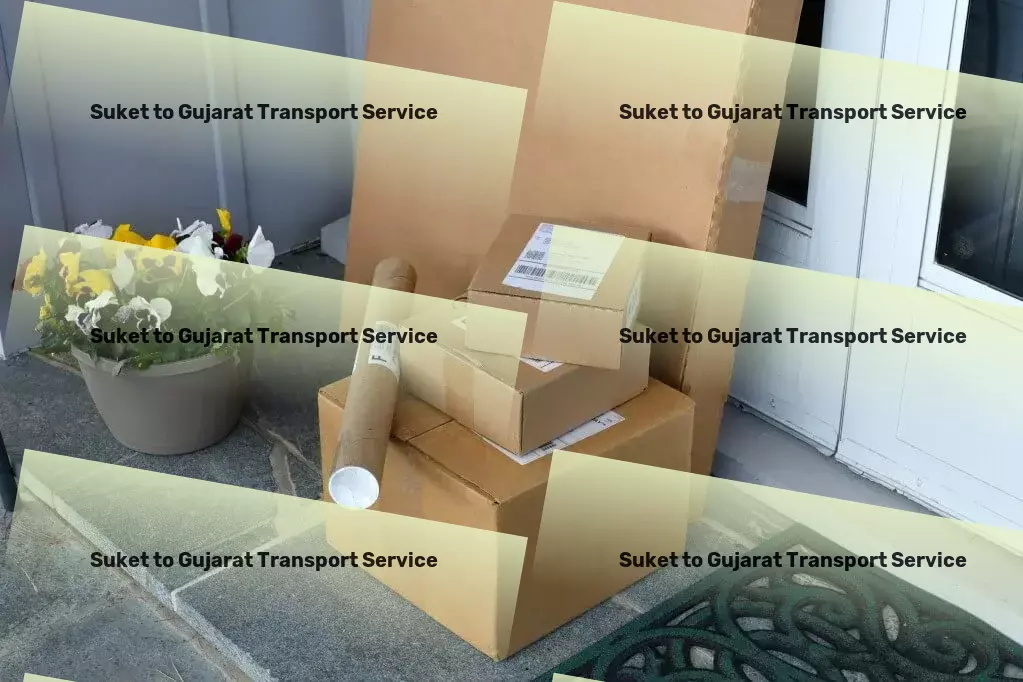 Suket to Gujarat Transport Household Transport