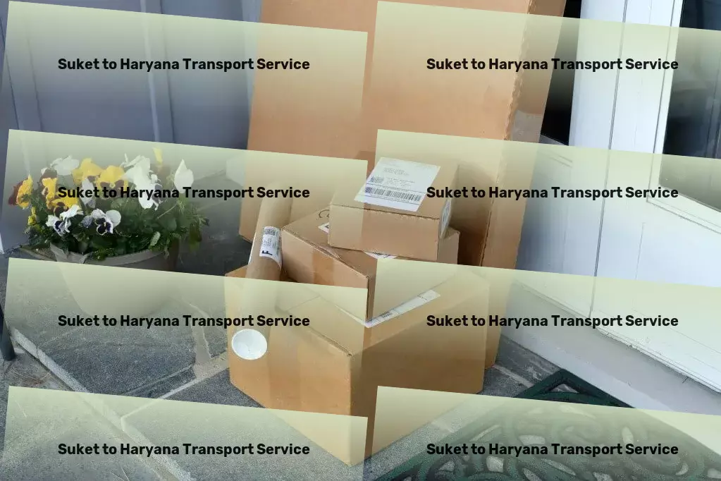 Suket to Haryana Transport Express freight logistics