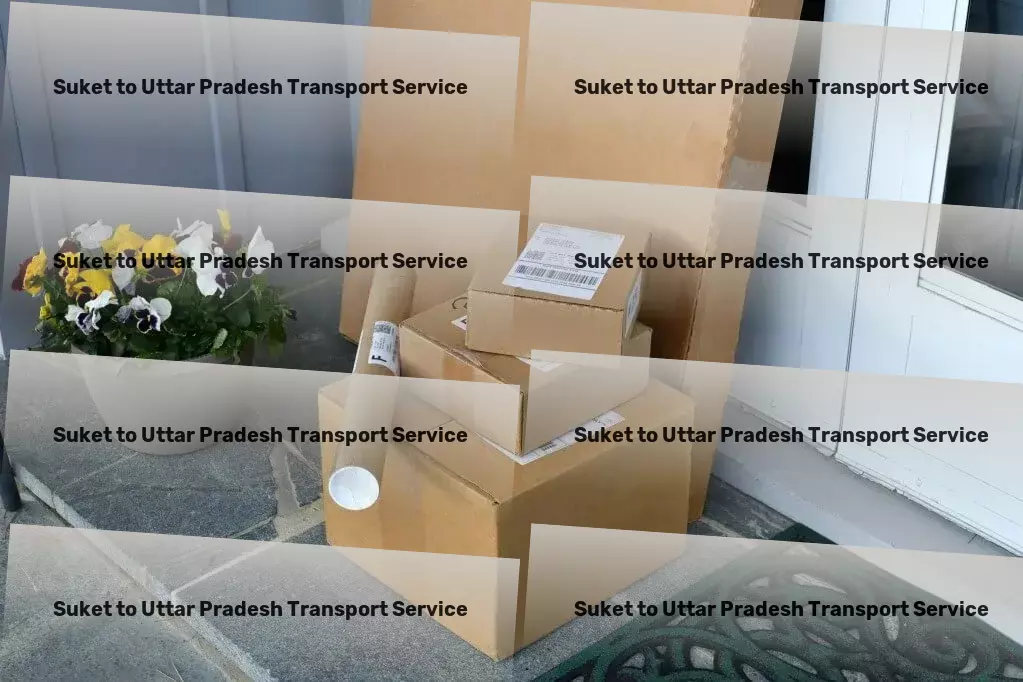 Suket to Uttar Pradesh Transport Professional package delivery