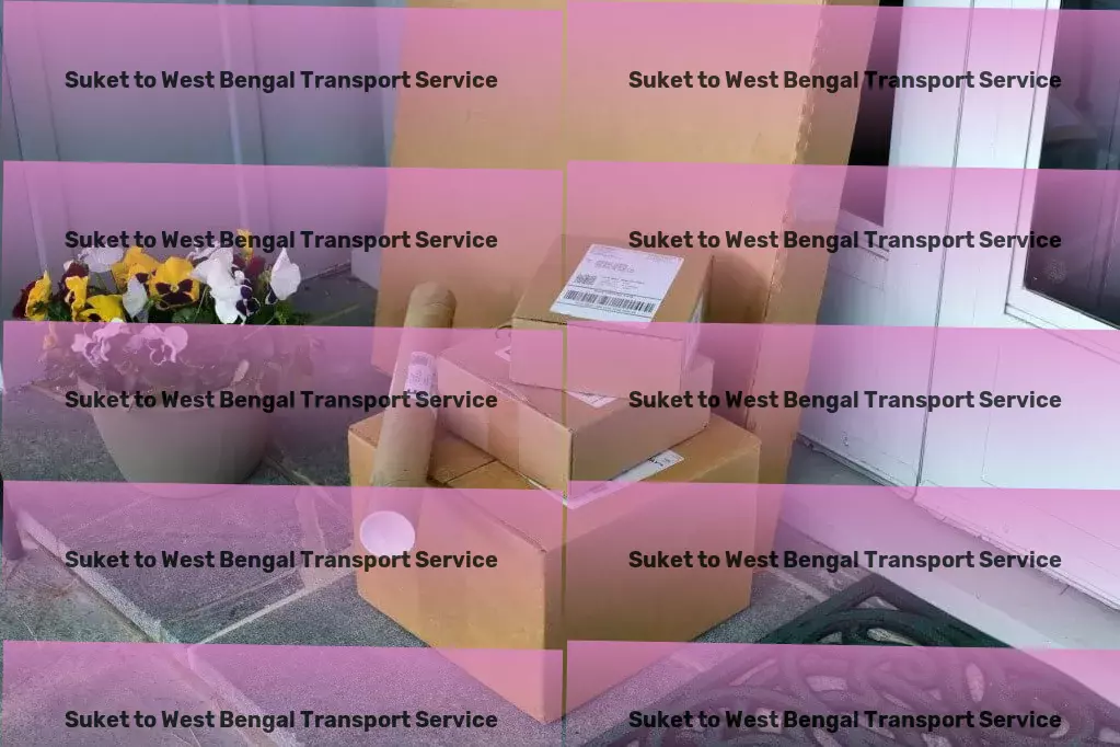 Suket to West Bengal Transport Advanced goods forwarding