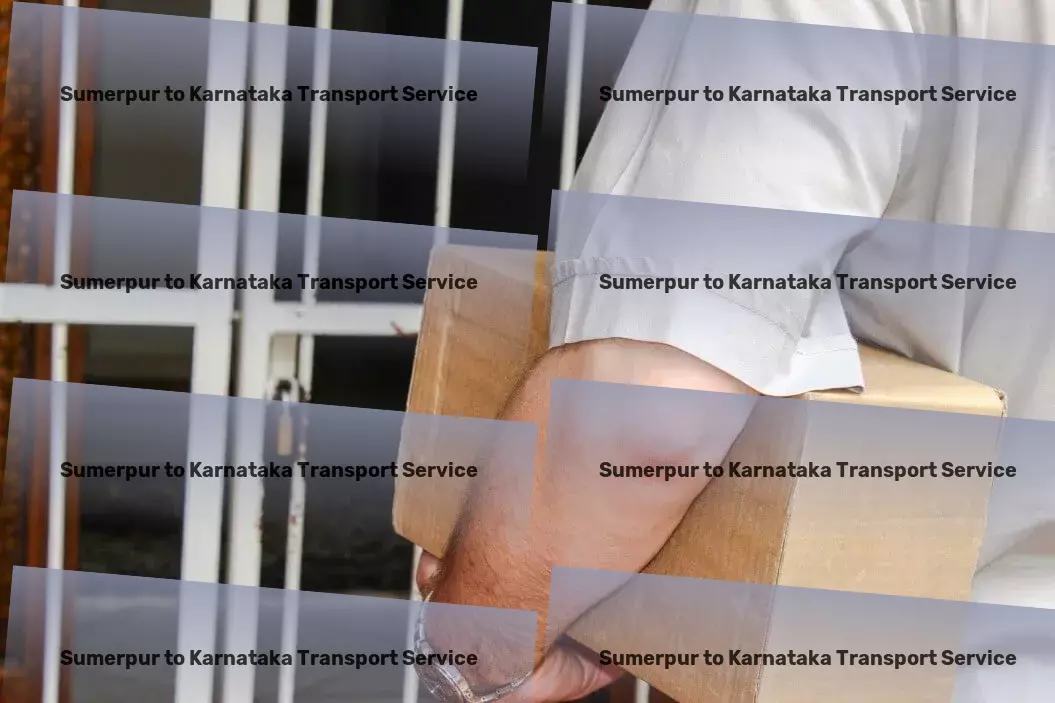 Sumerpur to Karnataka Transport From point A to B effortlessly within India - Express logistics coordination