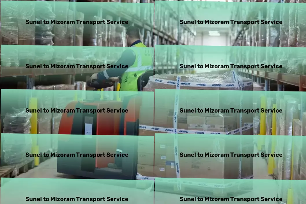 Sunel to Mizoram Transport Rapid logistics services