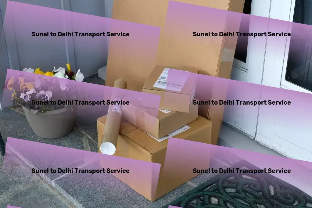 Sunel to Delhi Transport Professional transport solutions