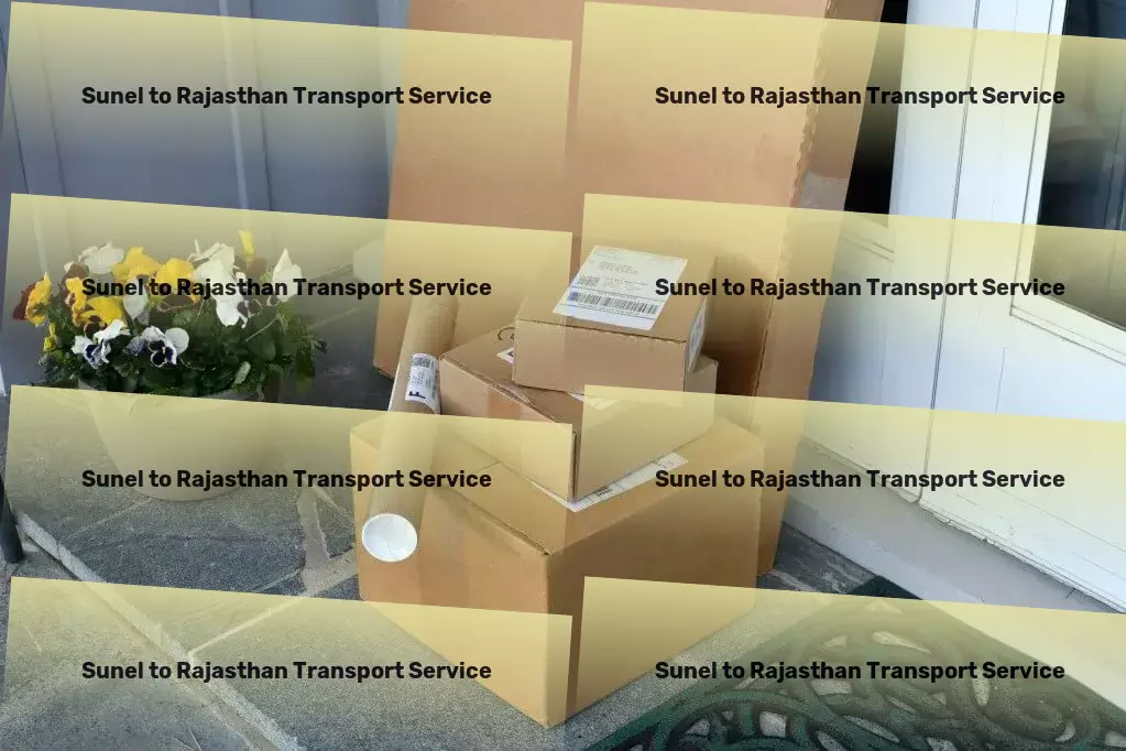 Sunel to Rajasthan Transport Specialized cargo logistics