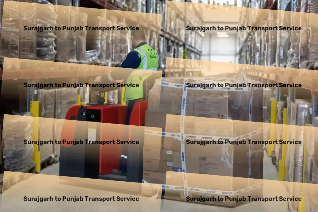 Surajgarh to Punjab Transport Bulk freight transportation