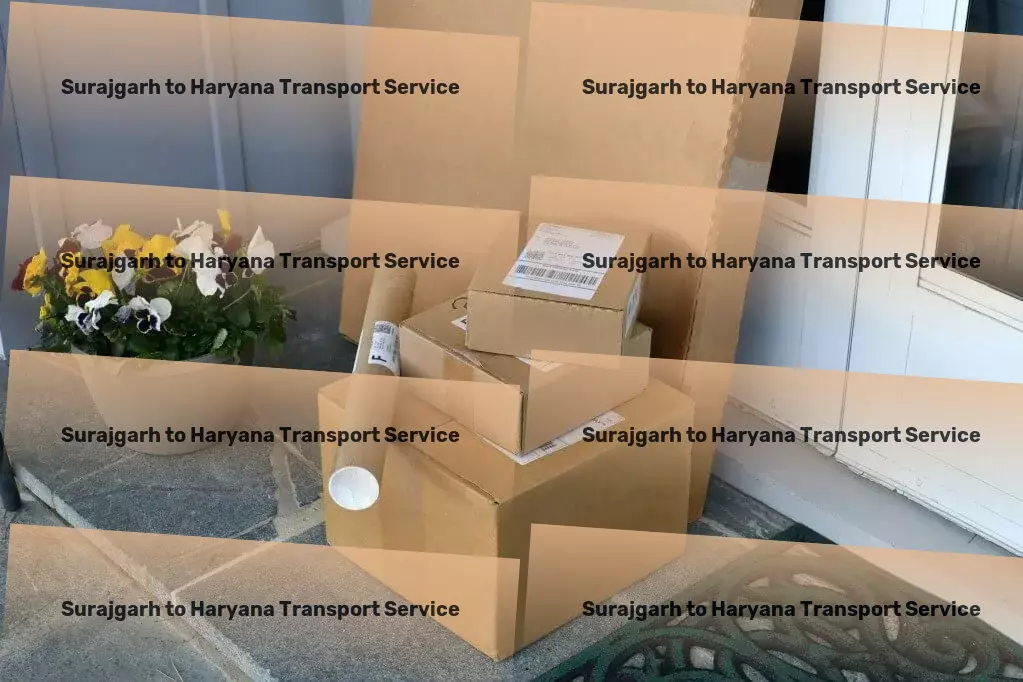 Surajgarh to Haryana Transport The smart solution to urban gridlock. - On-demand courier services