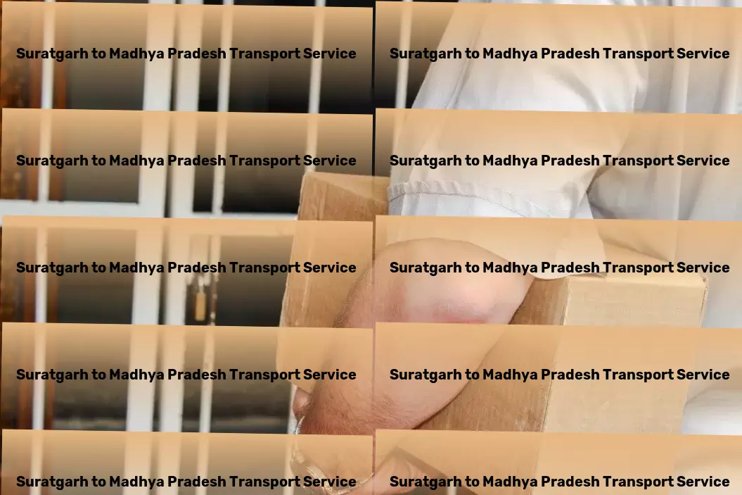 Suratgarh to Madhya Pradesh Transport Maximize your freight efficiency in India! - Multi-state shipping services