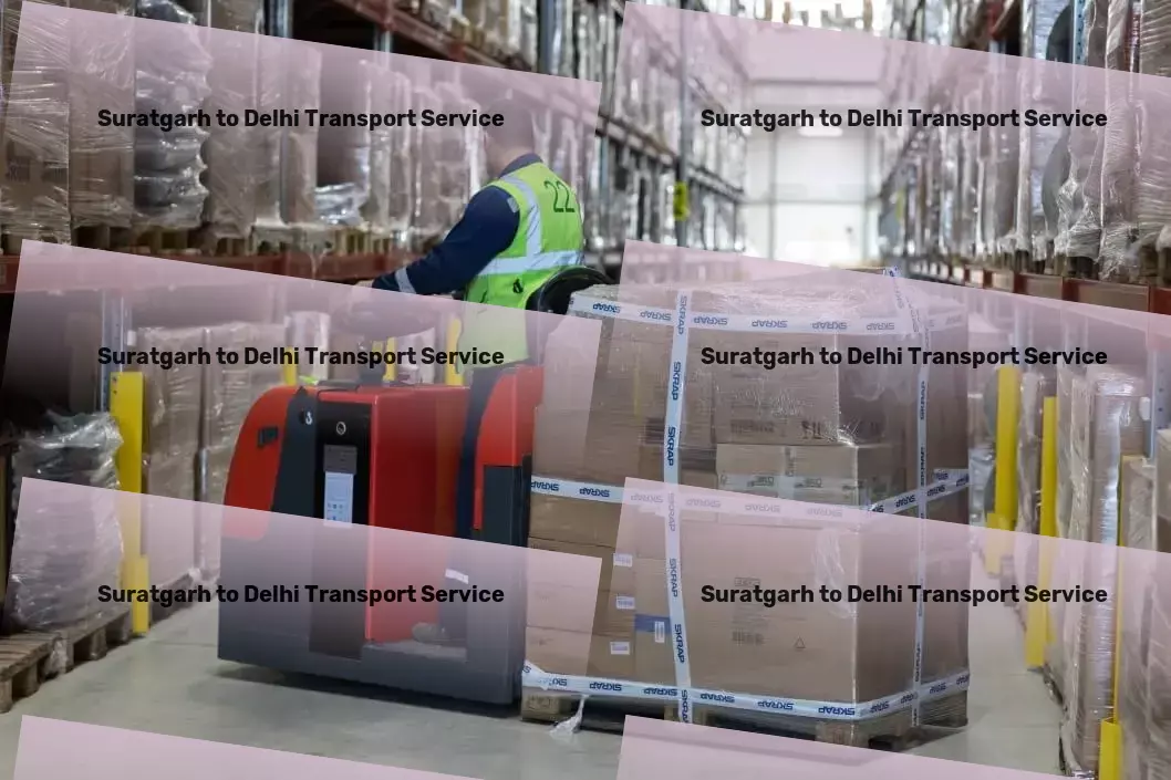 Suratgarh to Delhi Transport Comprehensive cargo logistics