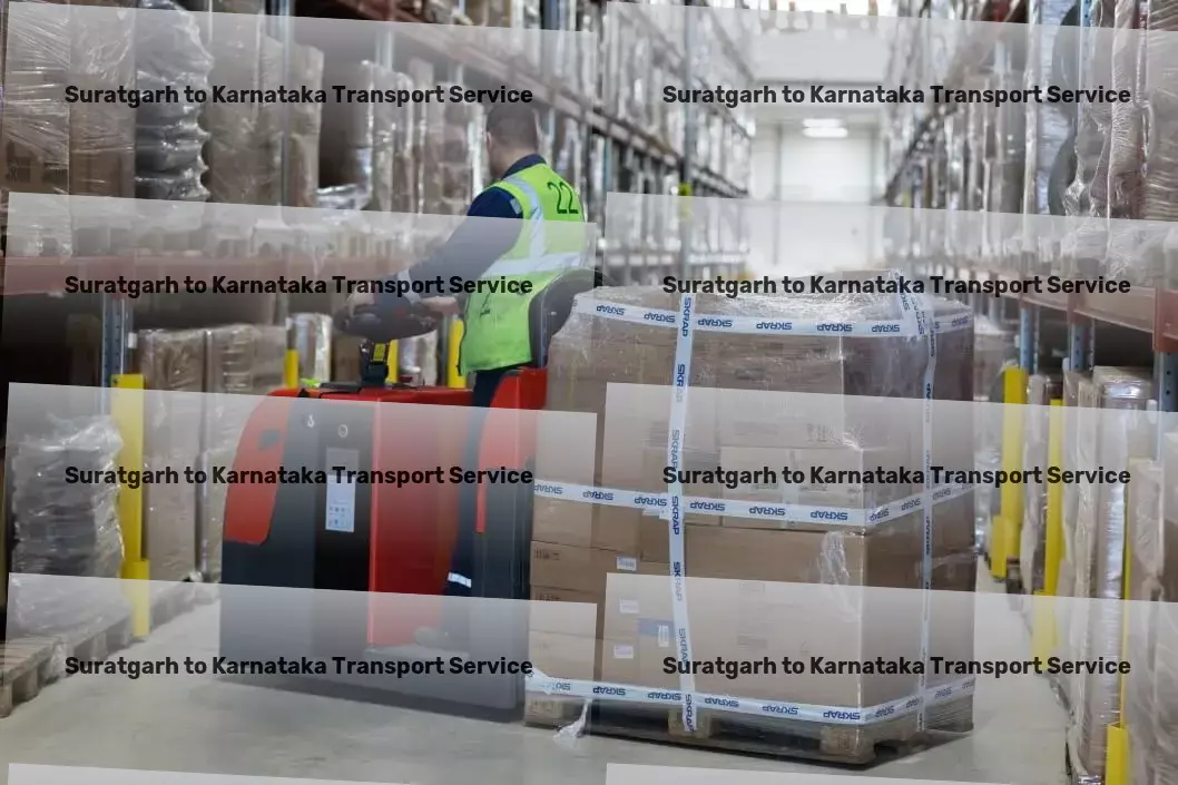 Suratgarh to Karnataka Transport Specialized goods logistics