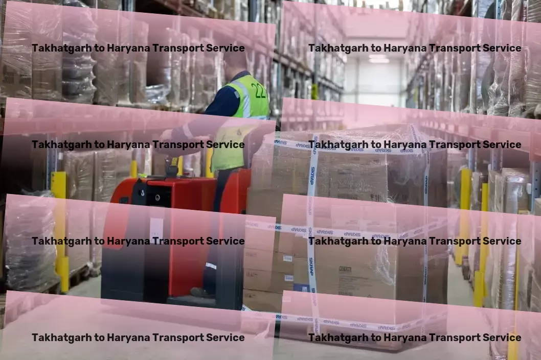 Takhatgarh to Haryana Transport Motorcycle shipping services