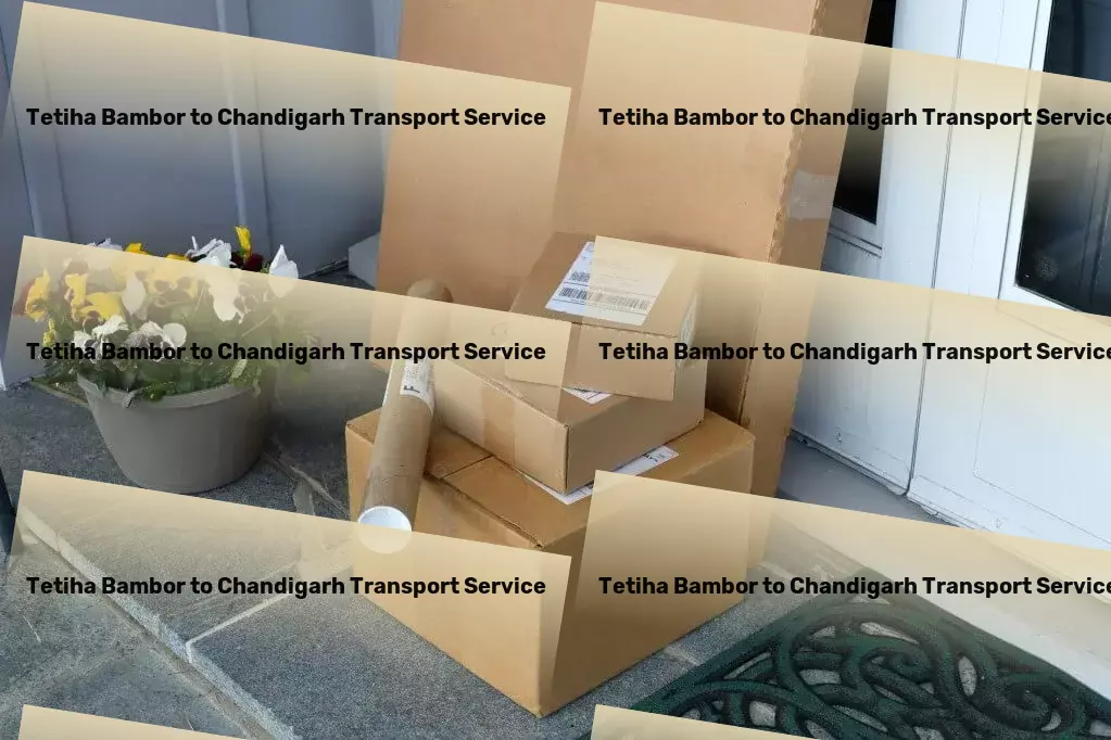 Tetiha Bambor to Chandigarh Transport Navigate the splendors of India without any hassles! - Express road cargo