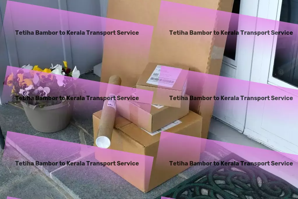 Tetiha Bambor to Kerala Transport Your gateway to hassle-free goods shipment within India! - Road-based logistics services